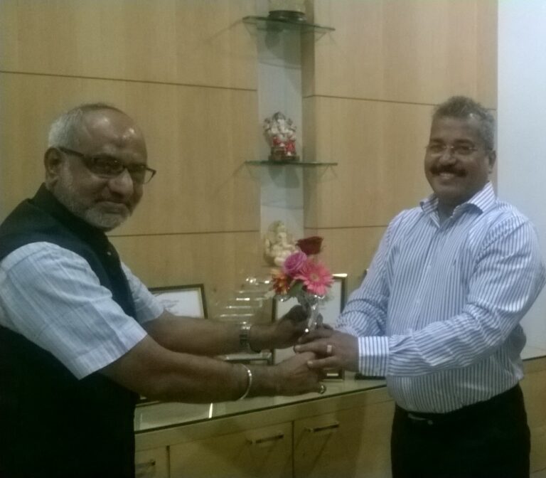 With Shri. Dileep Naik, of Reema Transport Pvt. Ltd.